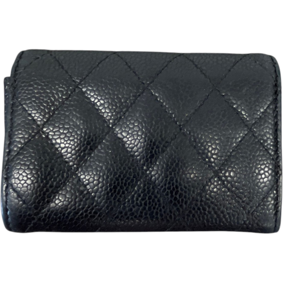 Women's CC Caviar Classic Flap Card Holder Black - Photo 2