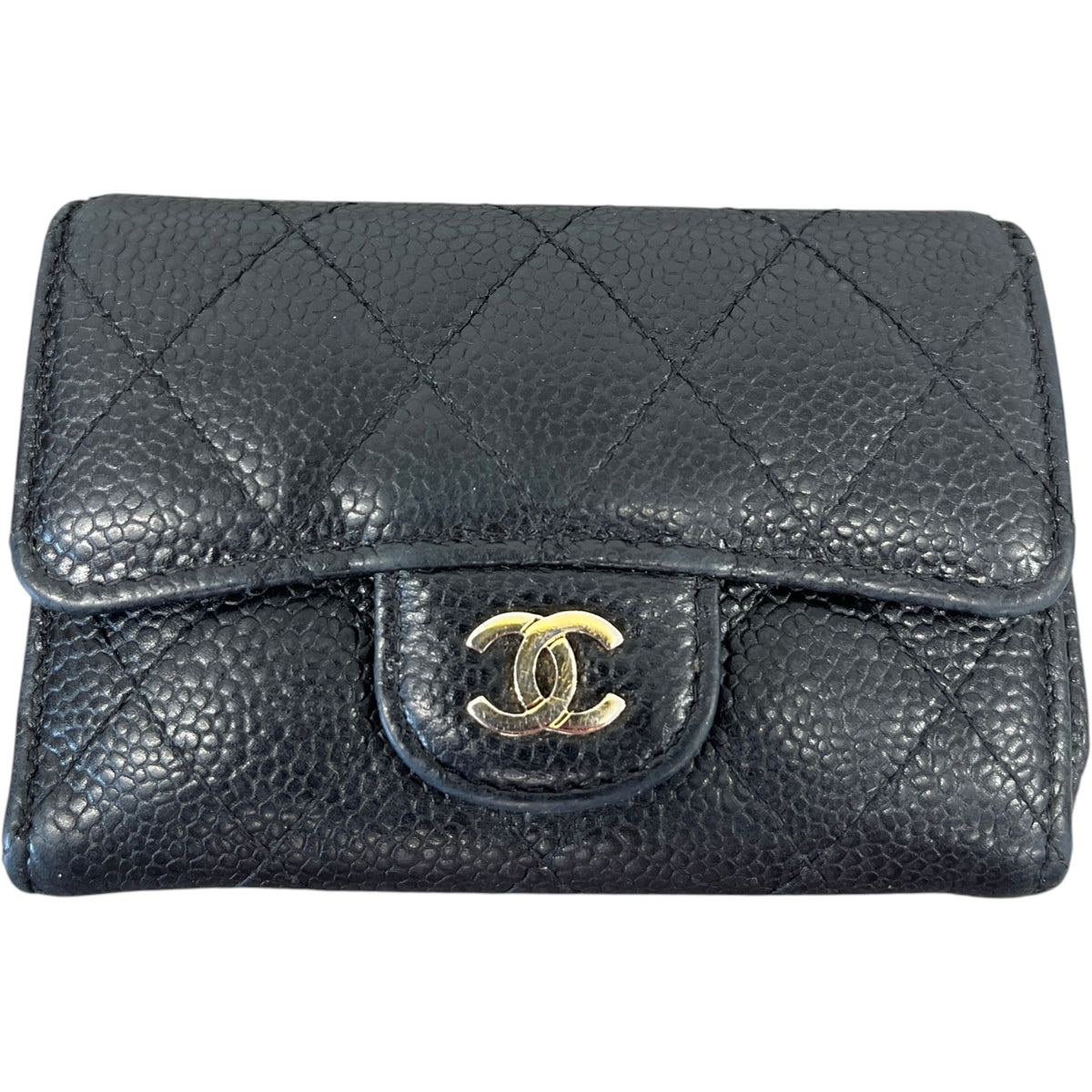 Women's CC Caviar Classic Flap Card Holder Black - Photo 7