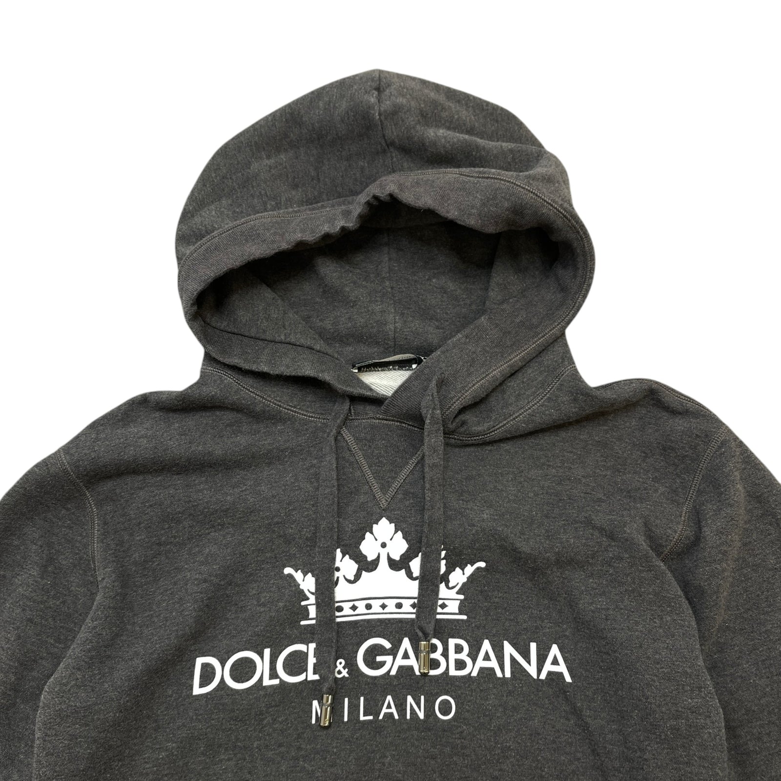 Men's Logo Print Hoodie Grey Size IT 48 / UK M - Photo 6