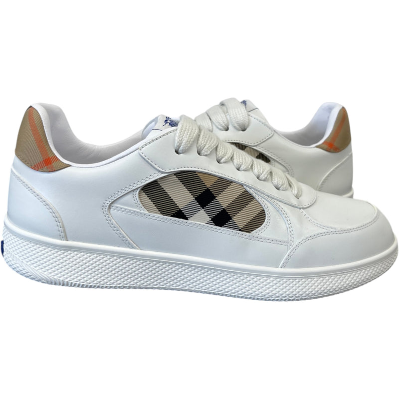 Men's Check Terrace Low Trainers White Size EU 41 / UK 7
