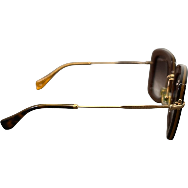 Women's SMU07O Square Sunglasses Brown