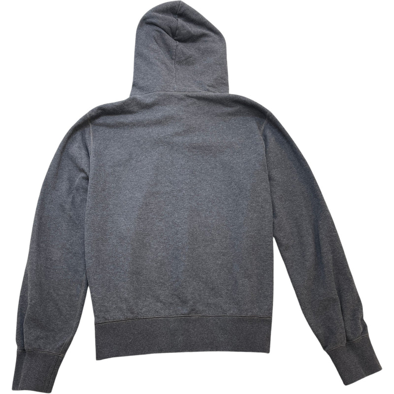 Men's Logo Print Hoodie Grey Size IT 48 / UK M