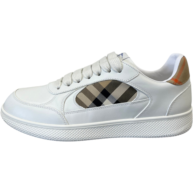 Men's Check Terrace Low Trainers White Size EU 41 / UK 7