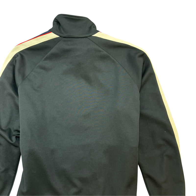 Men's Web Stripe Track Jacket Black Size S