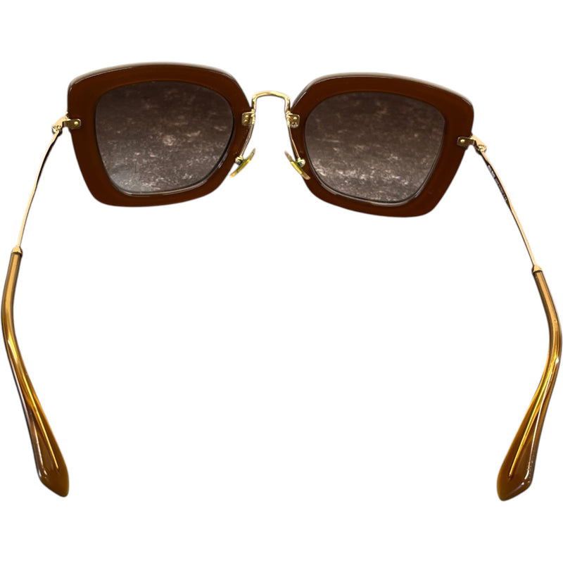 Women's SMU07O Square Sunglasses Brown