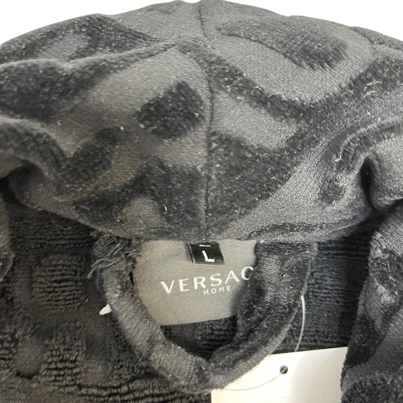 Men's I ♡ Baroque Bath Robe Black Size L