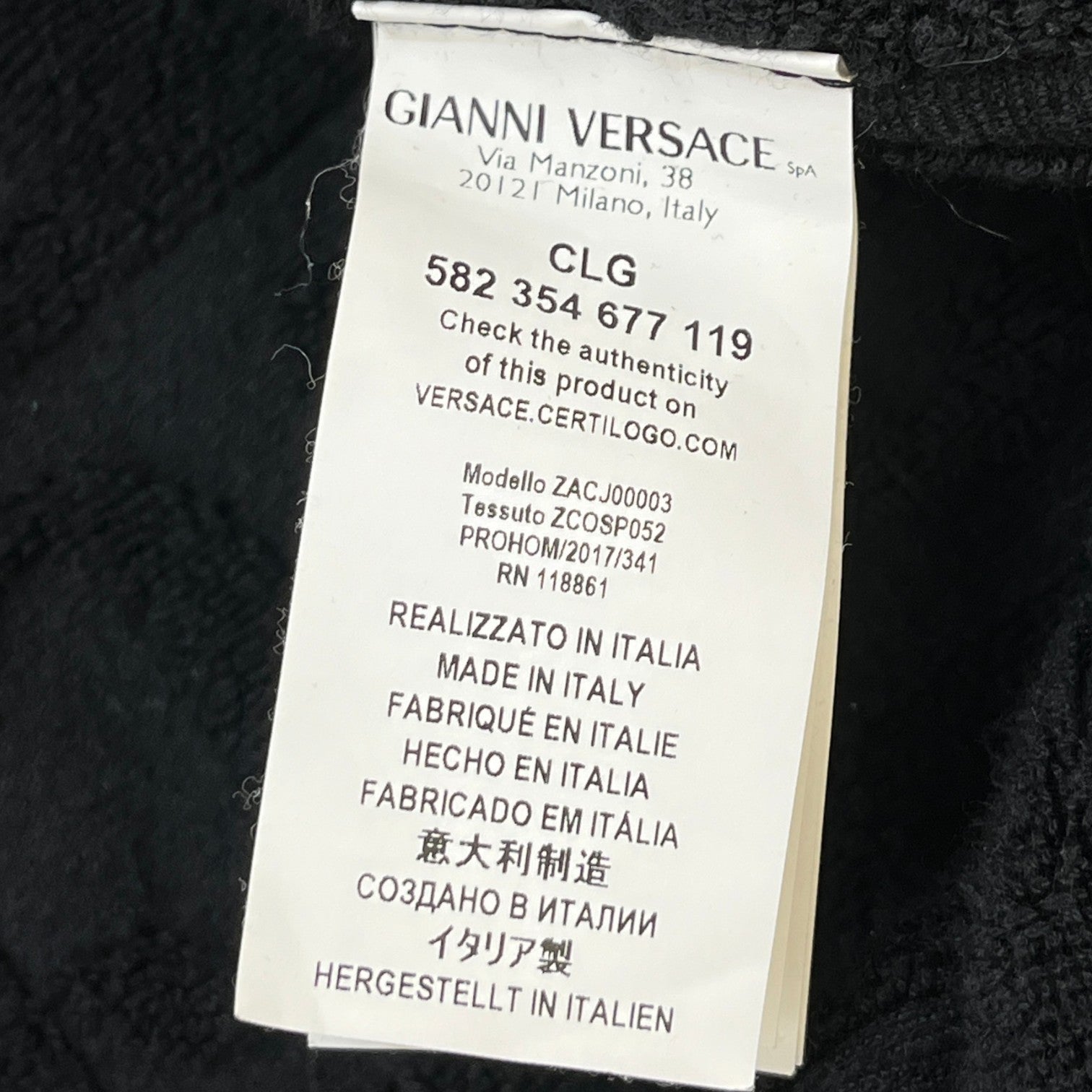 Men's I ♡ Baroque Bath Robe Black Size L - Photo 8
