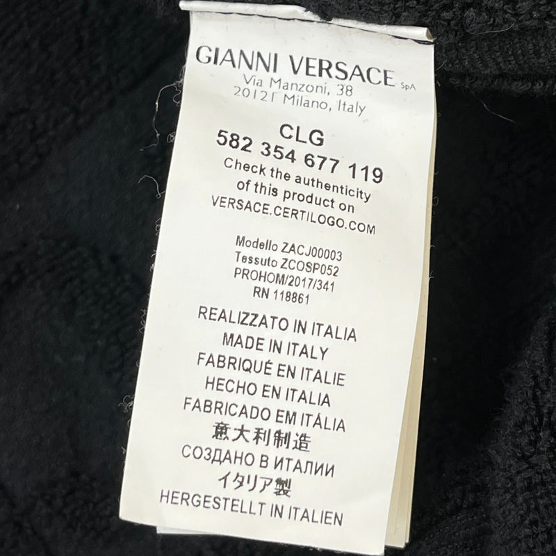 Men's I ♡ Baroque Bath Robe Black Size L