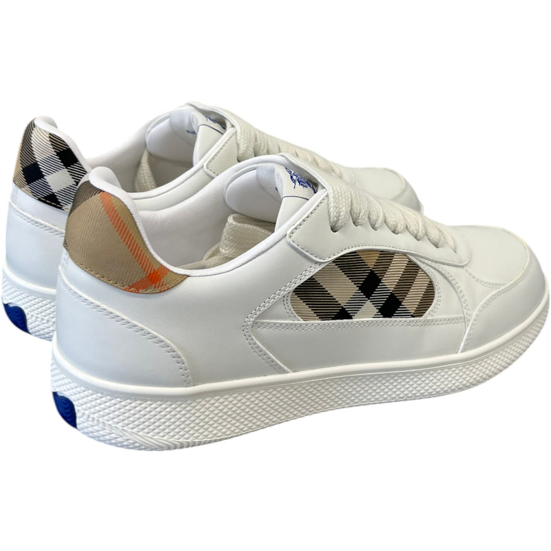 Men's Check Terrace Low Trainers White Size EU 41 / UK 7