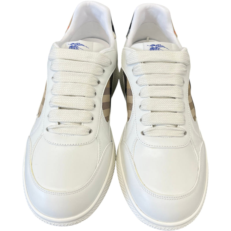 Men's Check Terrace Low Trainers White Size EU 41 / UK 7