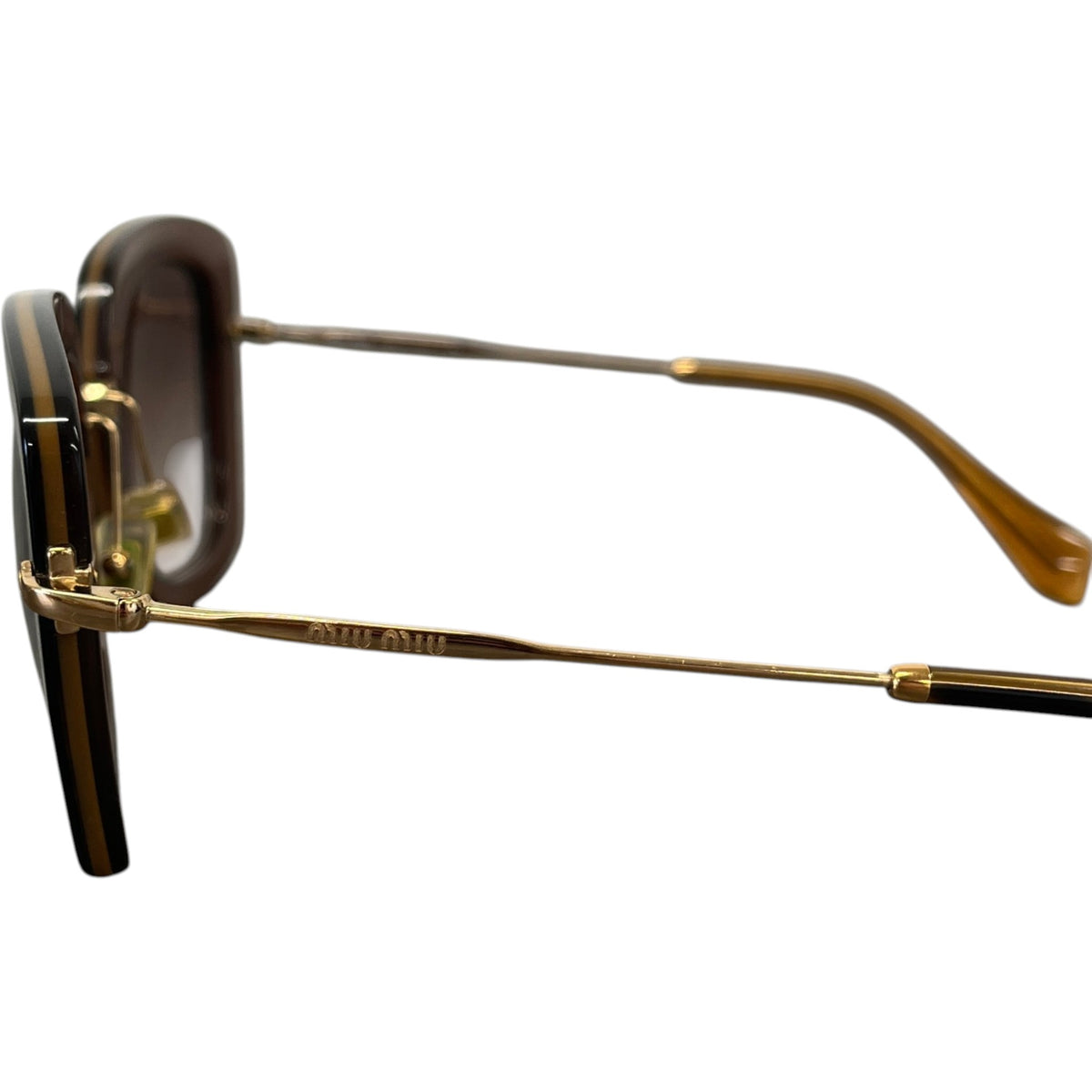 Women's SMU07O Square Sunglasses Brown - Photo 10
