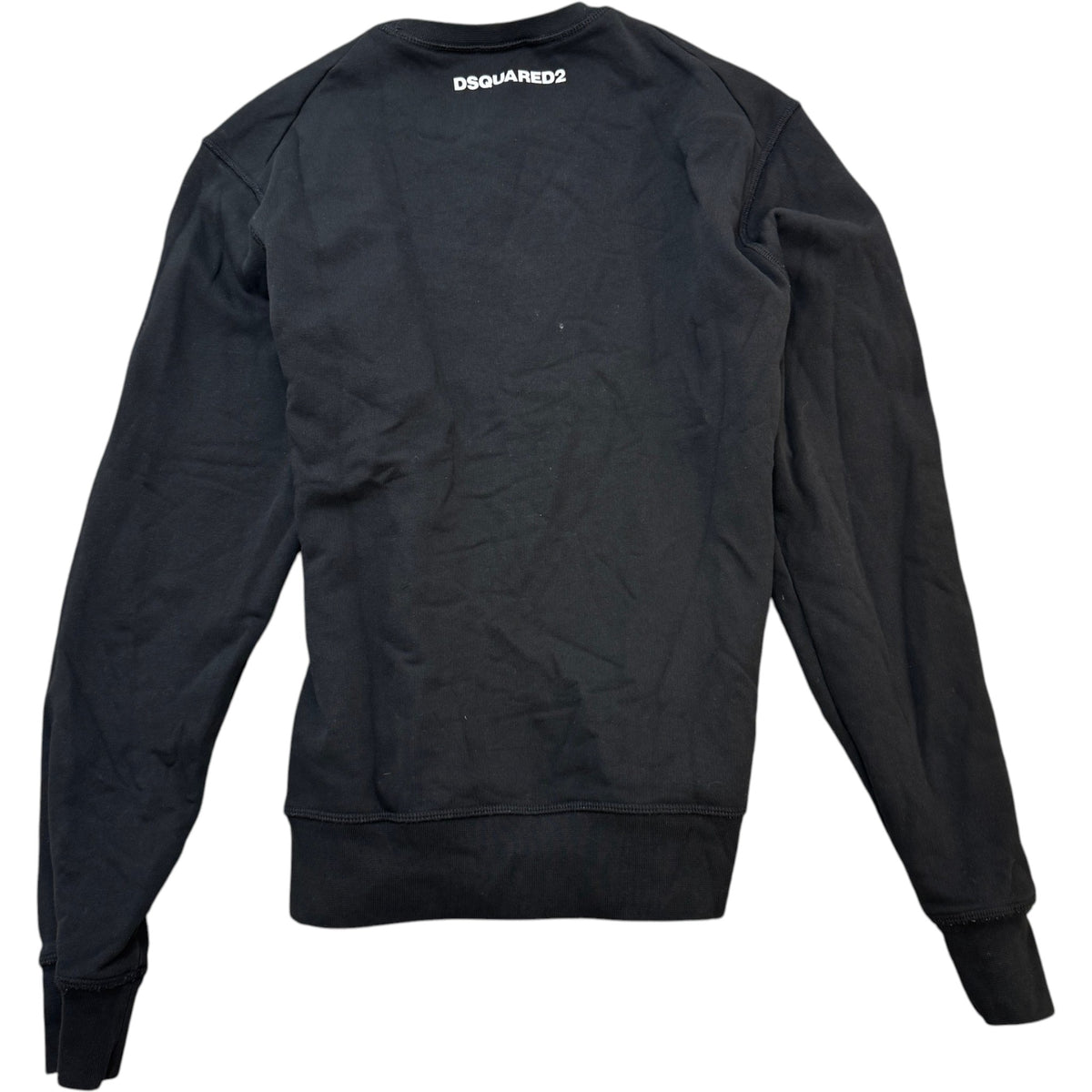 Boy's Logo Print Sweatshirt Black Size 16 years - Photo 2