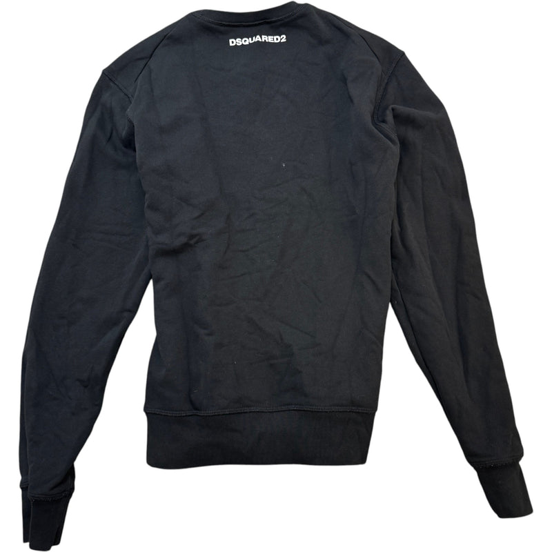Boy's Logo Print Sweatshirt Black Size 16 years