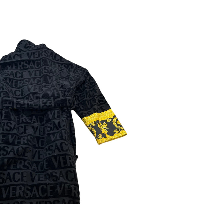 Men's I ♡ Baroque Bath Robe Black Size L