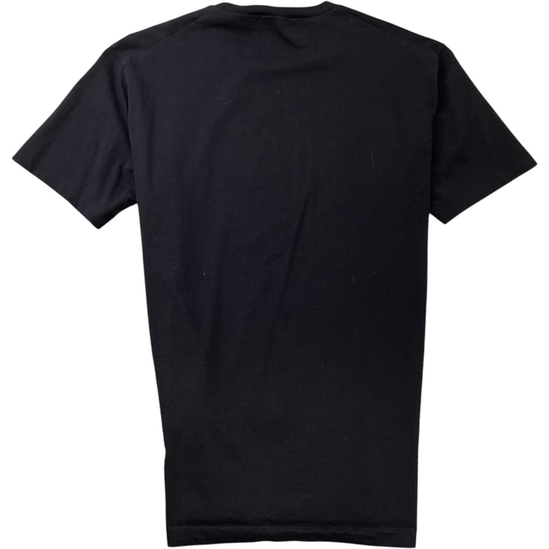 Men's Logo Print T-Shirt Black Size XXL
