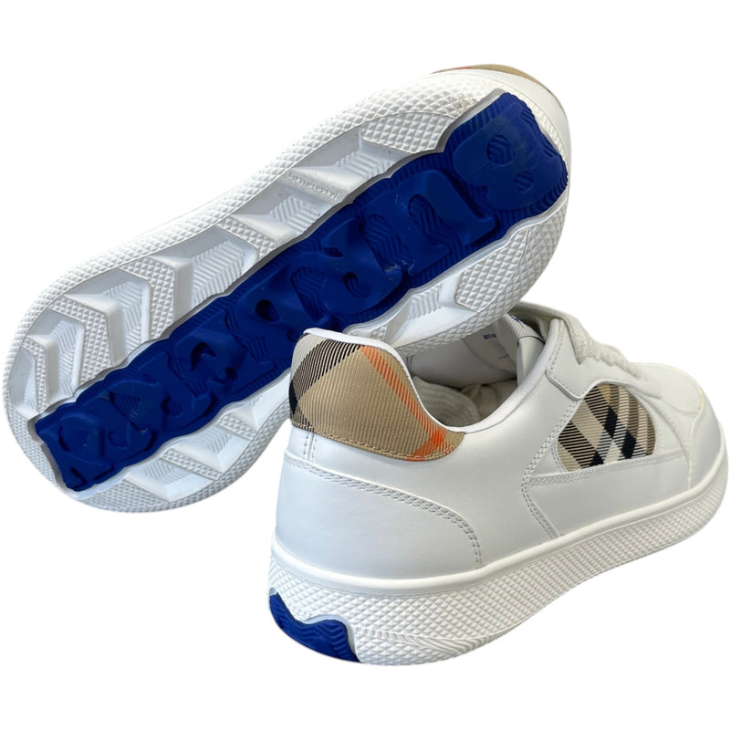 Men's Check Terrace Low Trainers White Size EU 41 / UK 7