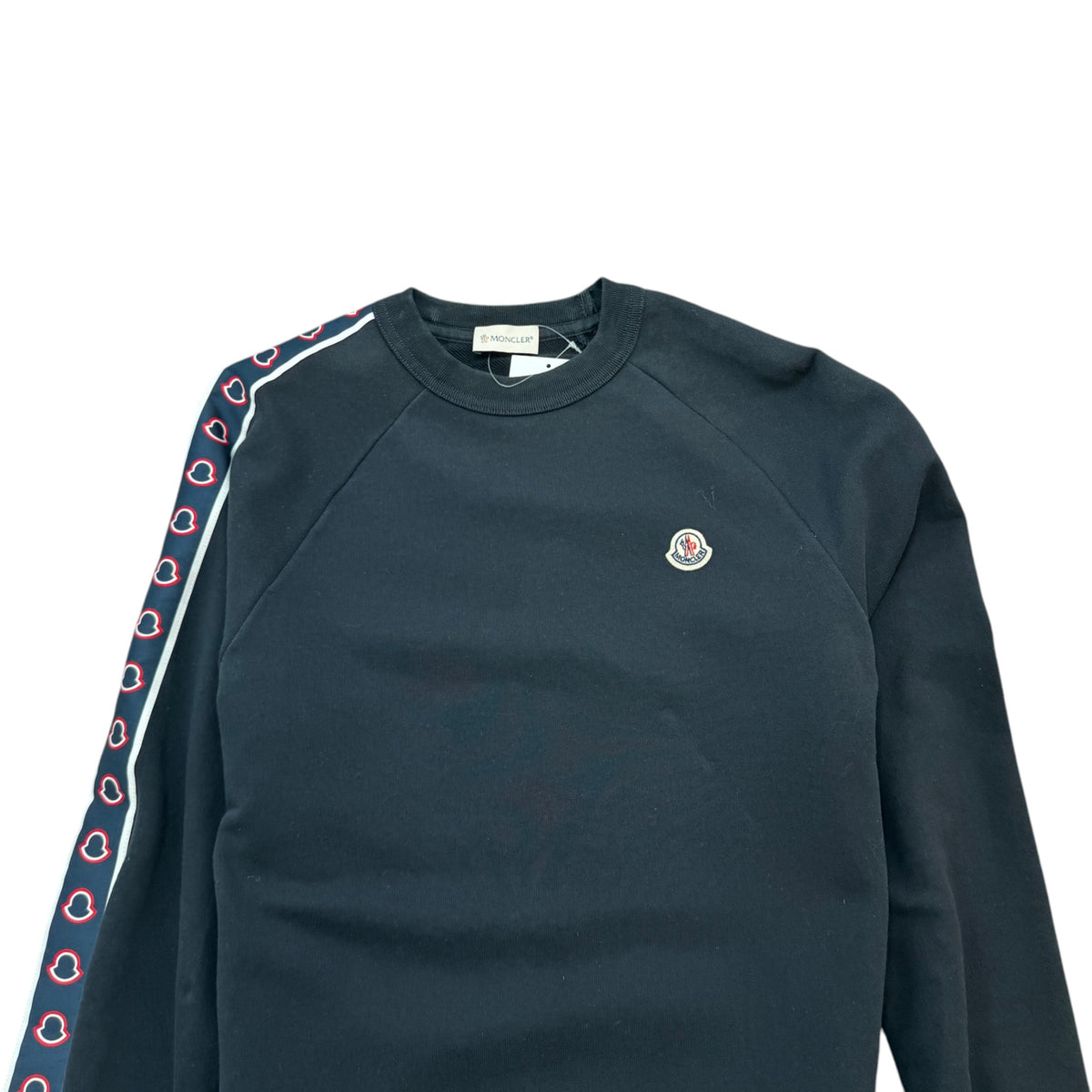 Men's Maglia Logo Tape Sweatshirt Navy Size S - Photo 3