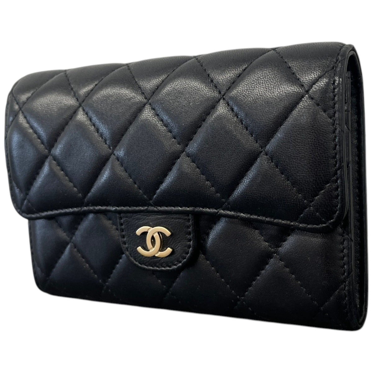 Women's Classic Flap Wallet Black - Photo 4