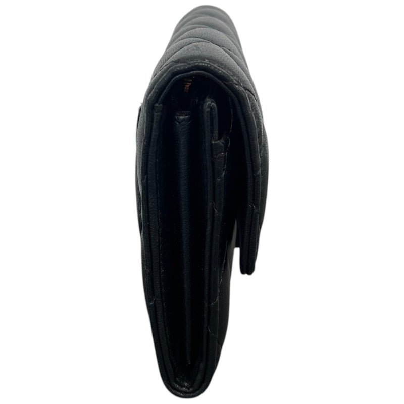 Women's Classic Flap Wallet Black