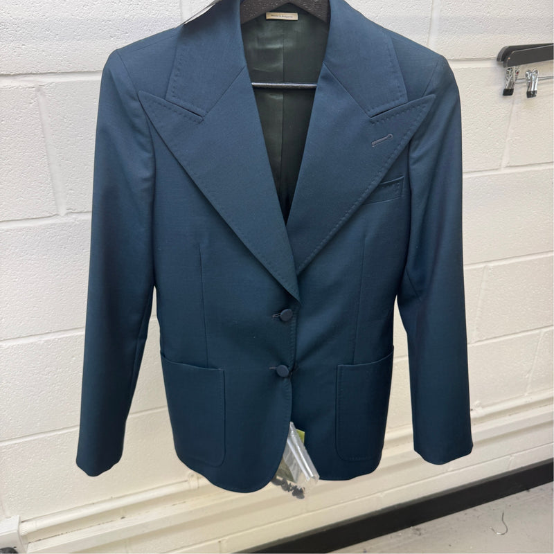 Women's Double Breasted Blazer Jacket Navy Size XS / UK 6