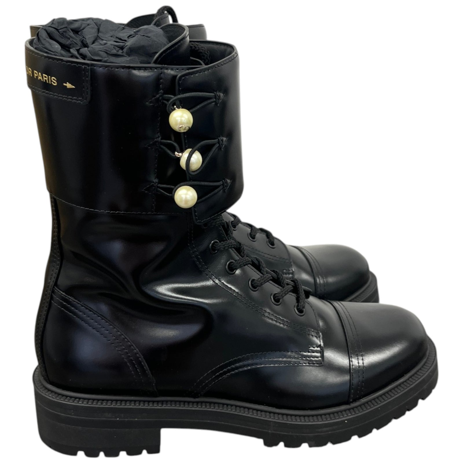Women's Pearl D-Strike Ankle Boots Black Size EU 41 / UK 8 - Photo 8