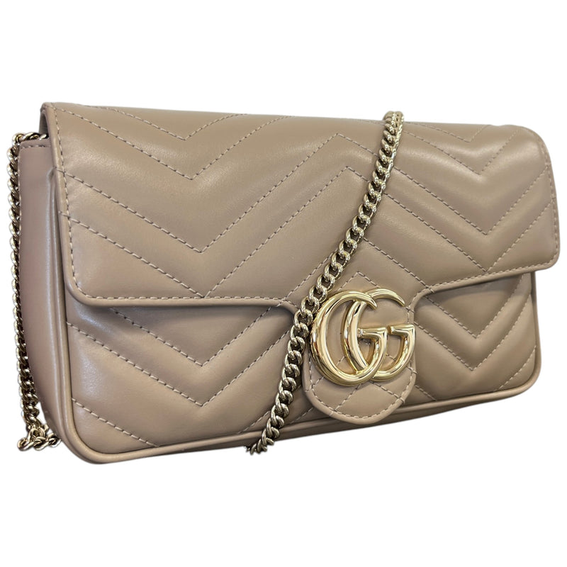 Women's GG Marmont Mini Crossbody Bag Nude