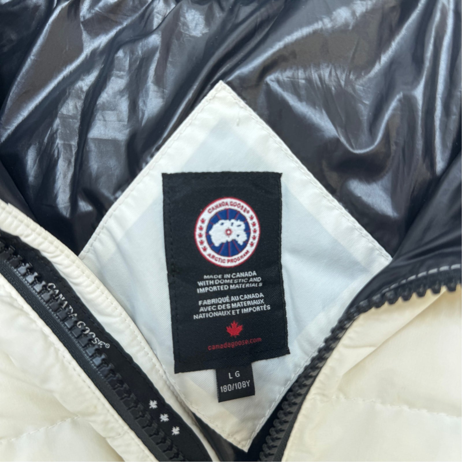 Men's Hybridge Base Down Jacket White Size L - Photo 9