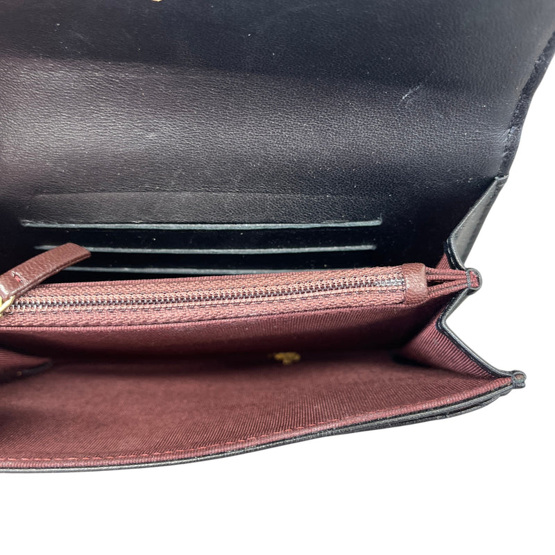 Women's Classic Flap Wallet Black