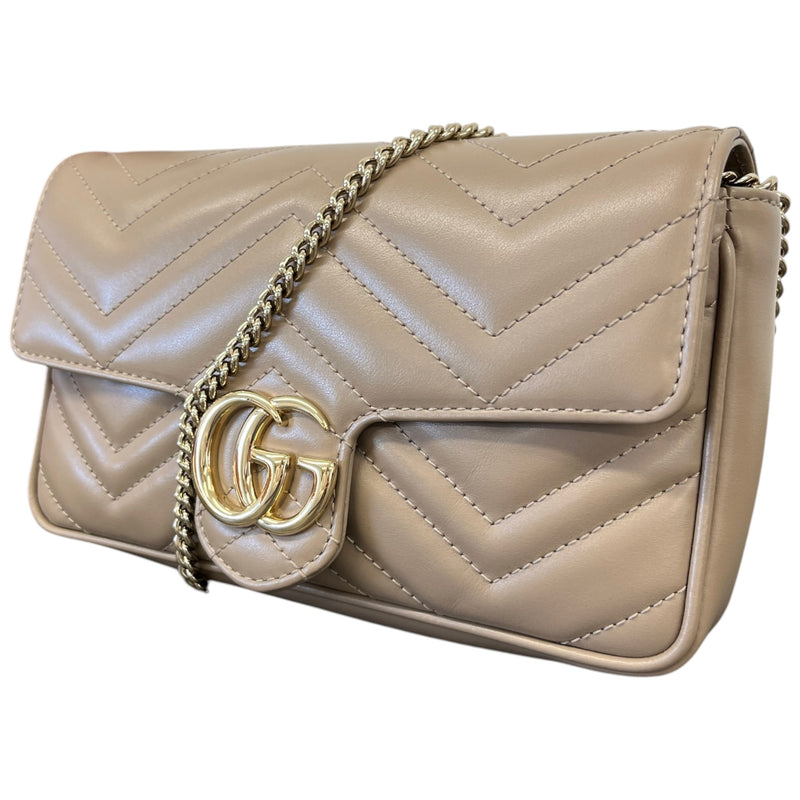 Women's GG Marmont Mini Crossbody Bag Nude