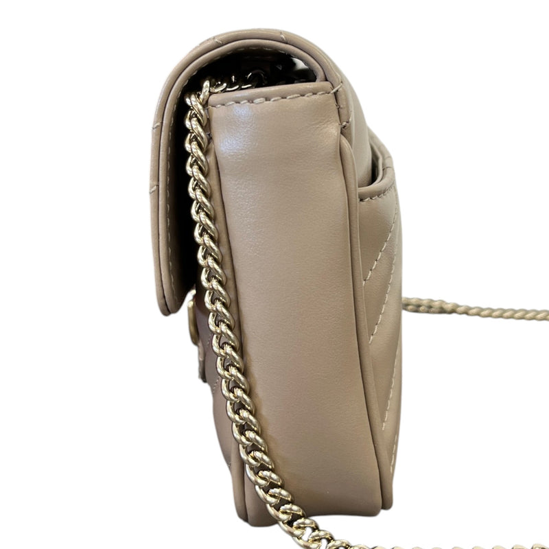 Women's GG Marmont Mini Crossbody Bag Nude