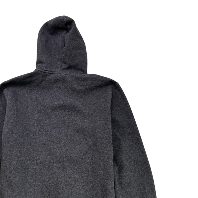 Men's Embroidered Logo Hoodie Charcoal Size M