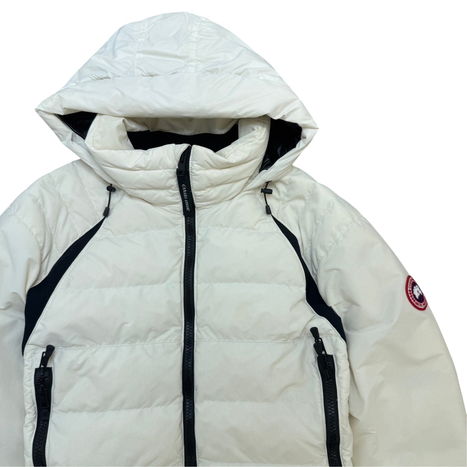 Men's Hybridge Base Down Jacket White Size L - Photo 3