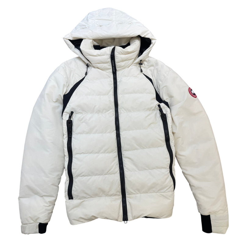 Men's Hybridge Base Down Jacket White Size L
