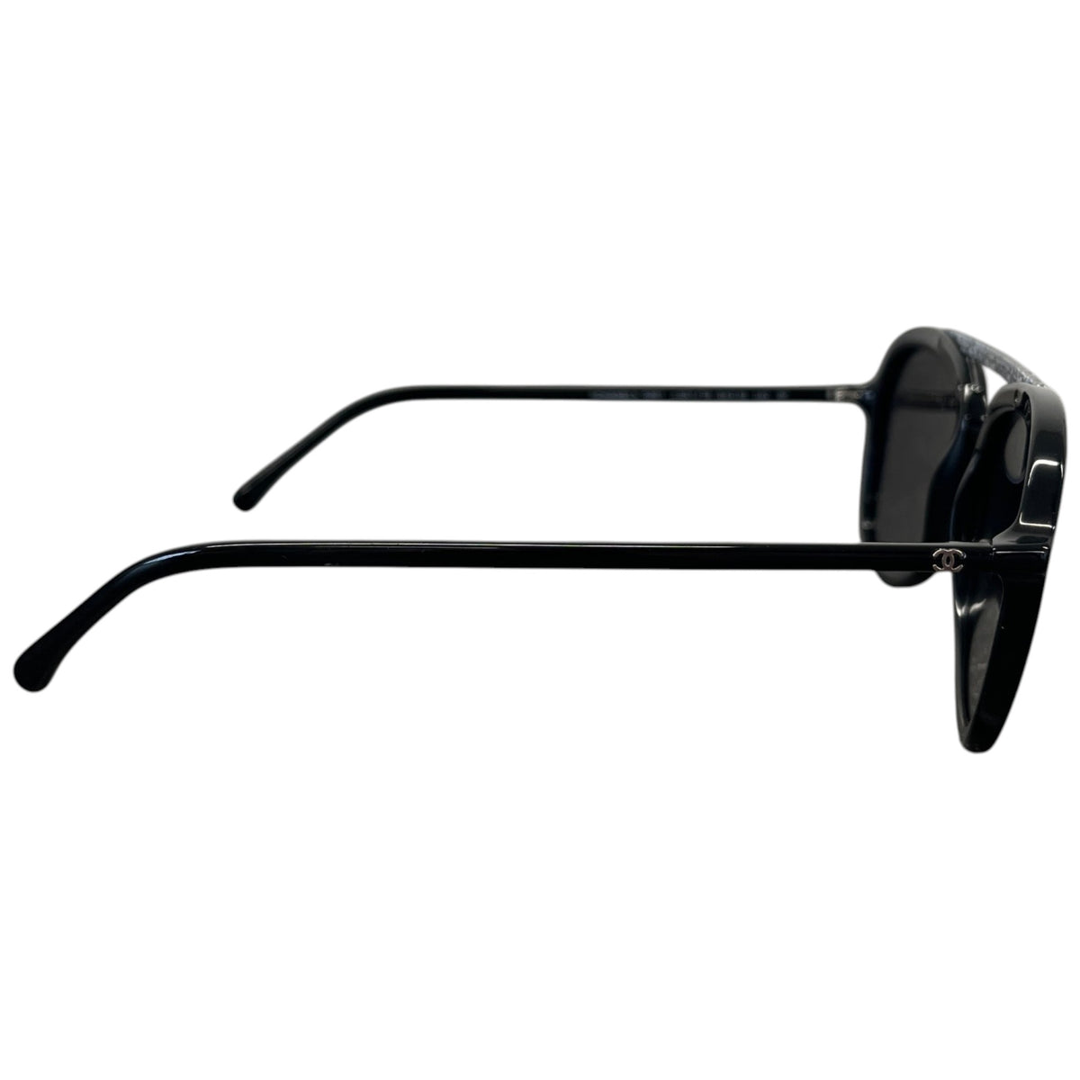 Women's Polarized Pilot Sunglasses Black - Photo 4