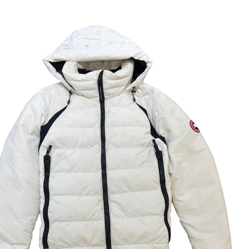 Men's Hybridge Base Down Jacket White Size L