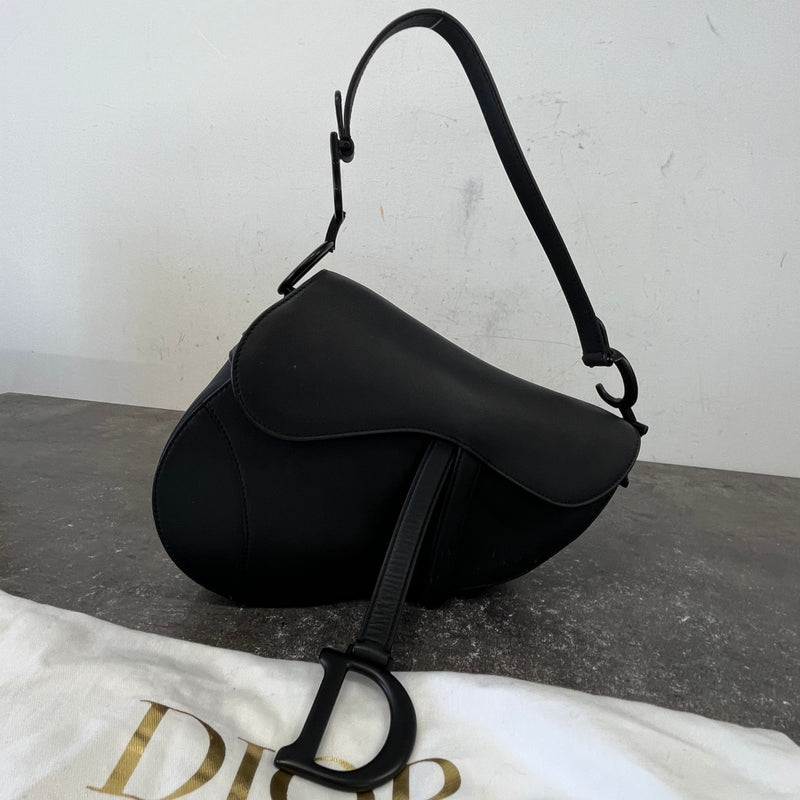 Women's Saddle Medium Handbag Black