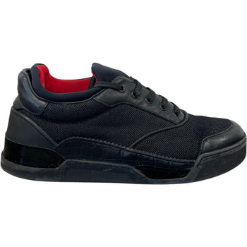 Men's Aurelien Low Trainers Black Size EU 43.5 / UK 9.5