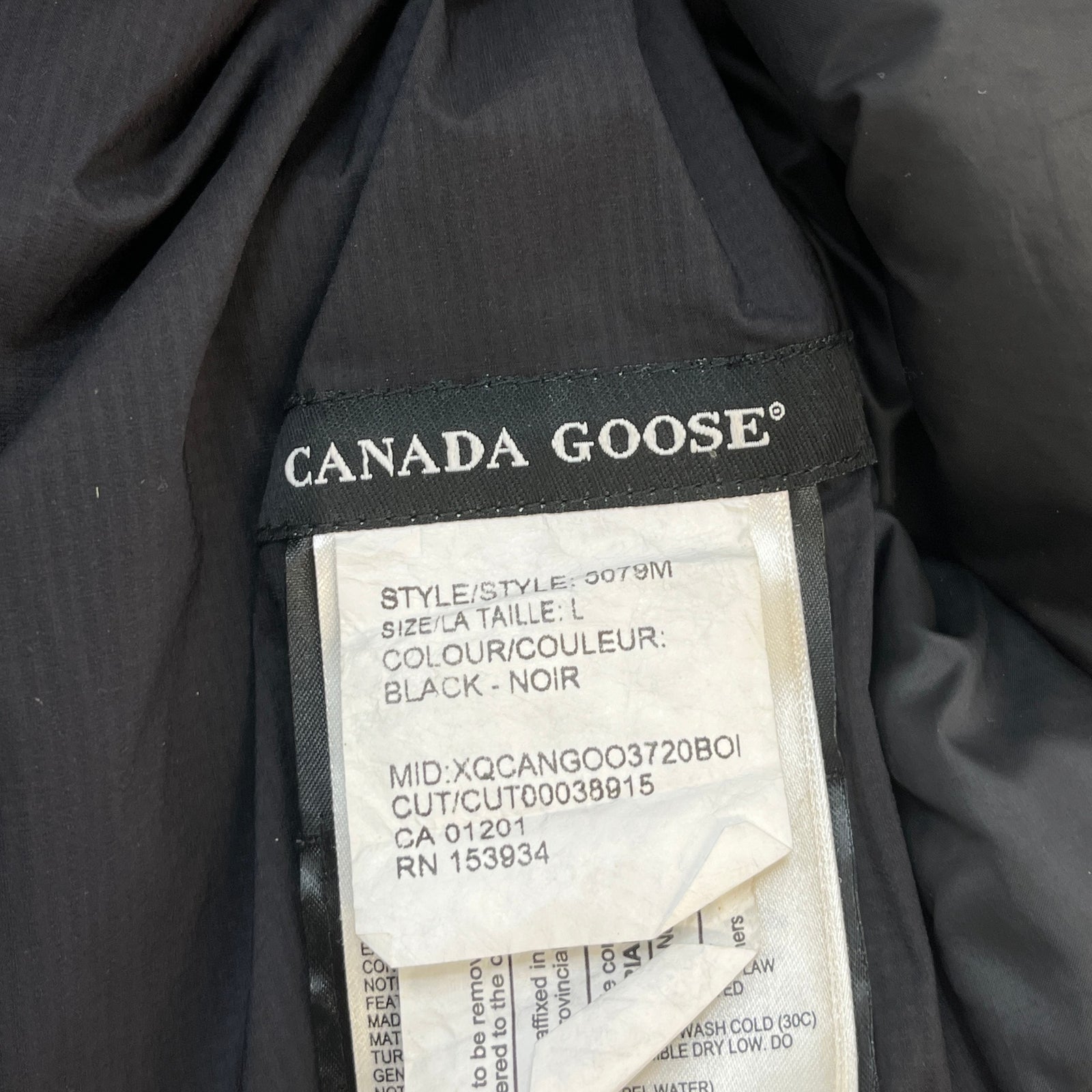 Men's Lodge Down Jacket Black Size L - Photo 8