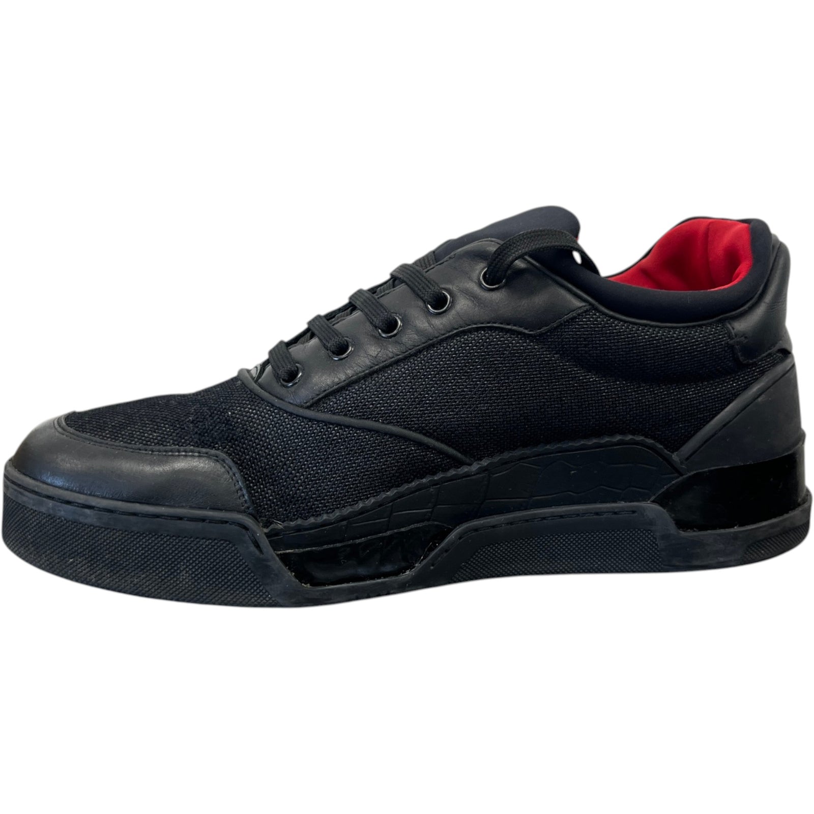 Men's Aurelien Low Trainers Black Size EU 43.5 / UK 9.5 - Photo 2