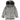 Women's Plaque Logo Down Jacket Grey Size M