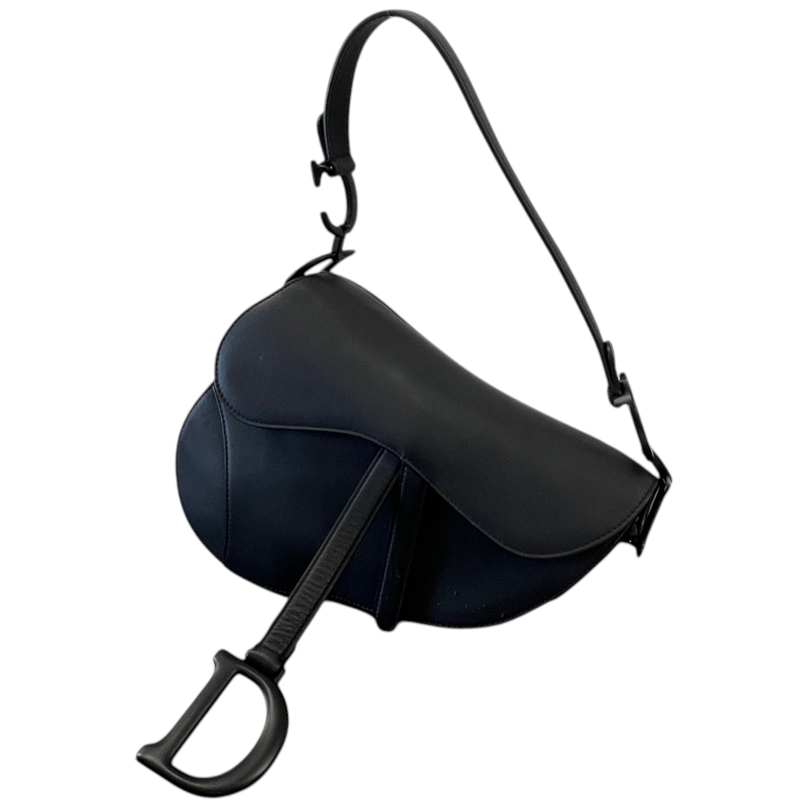 Women's Saddle Medium Handbag Black - Photo 4