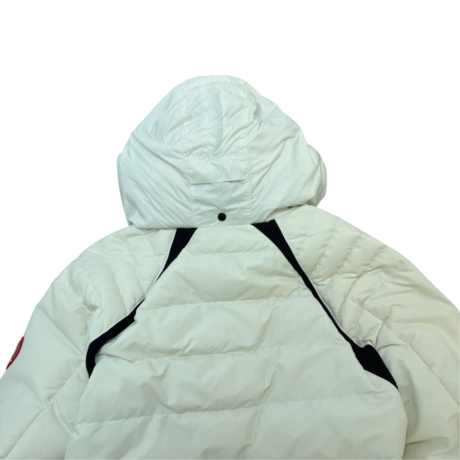 Men's Hybridge Base Down Jacket White Size L - Photo 4