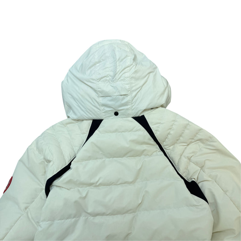 Men's Hybridge Base Down Jacket White Size L