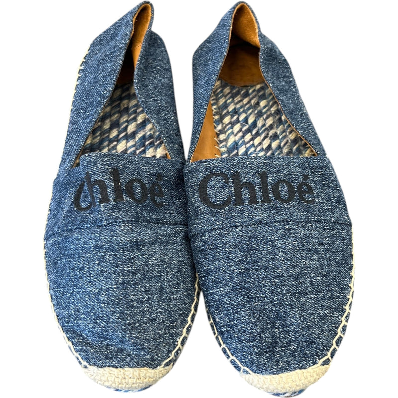 Women's Piia Logo Espadrilles Blue Size EU 40 / UK 7