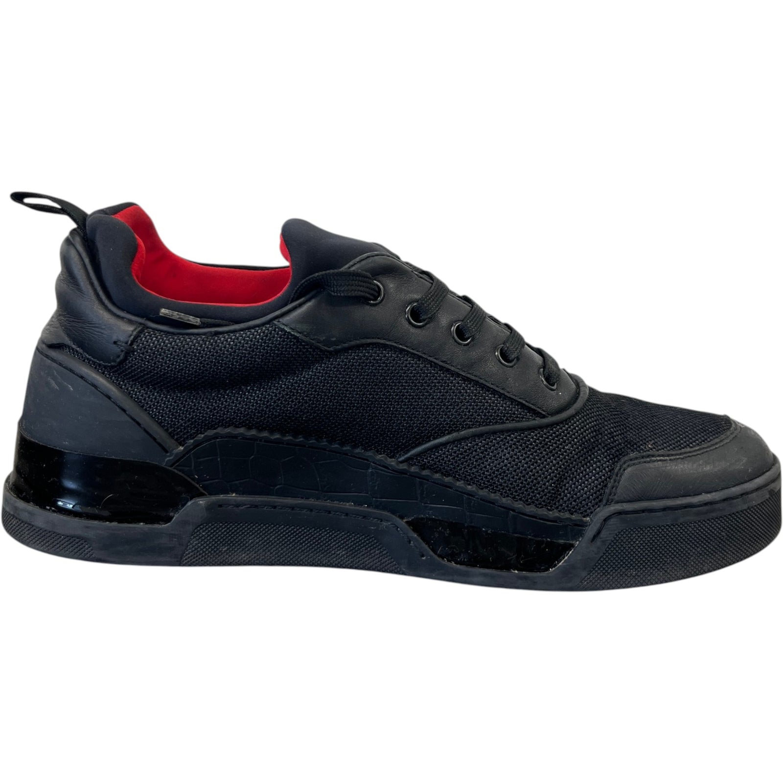 Men's Aurelien Low Trainers Black Size EU 43.5 / UK 9.5 - Photo 4