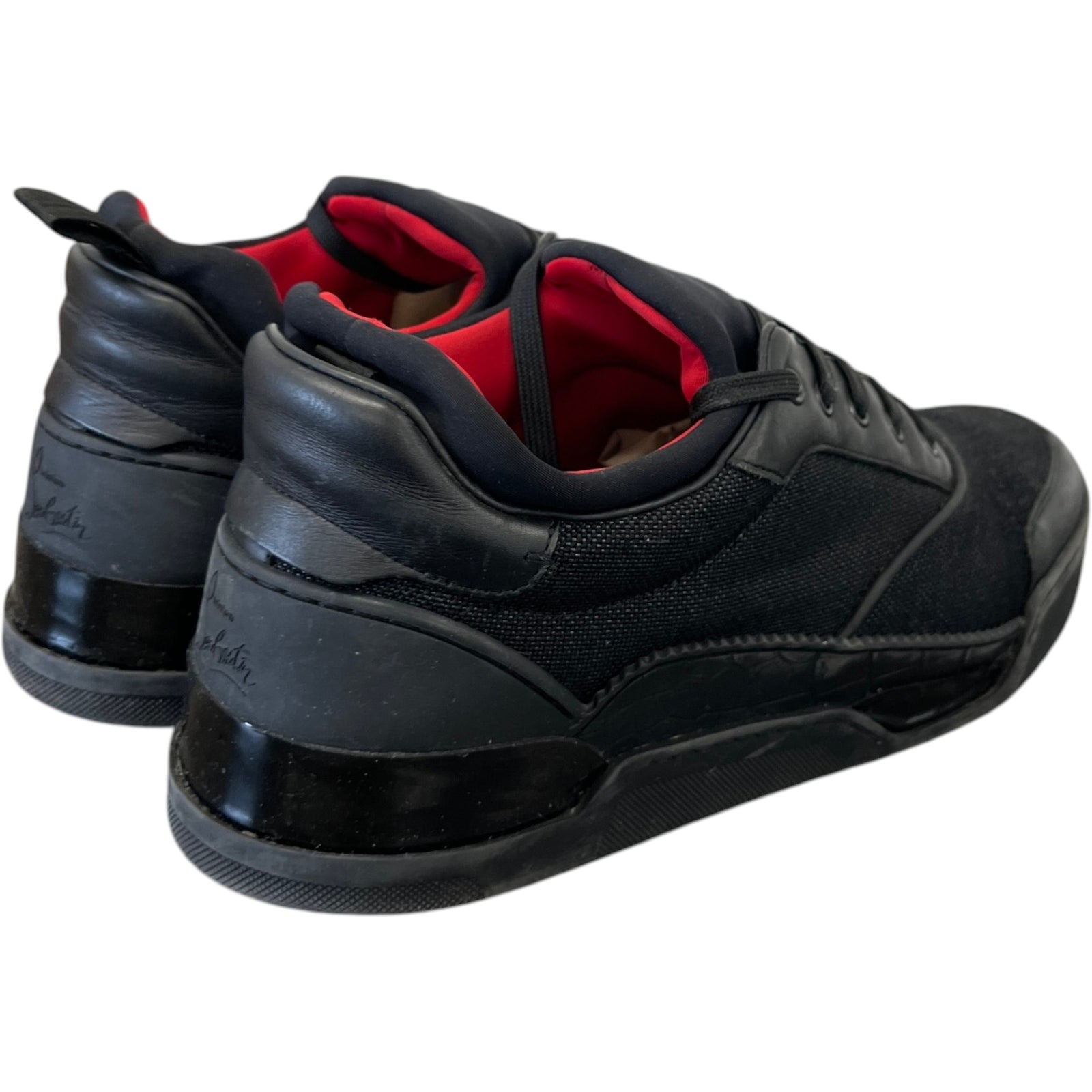 Men's Aurelien Low Trainers Black Size EU 43.5 / UK 9.5 - Photo 8