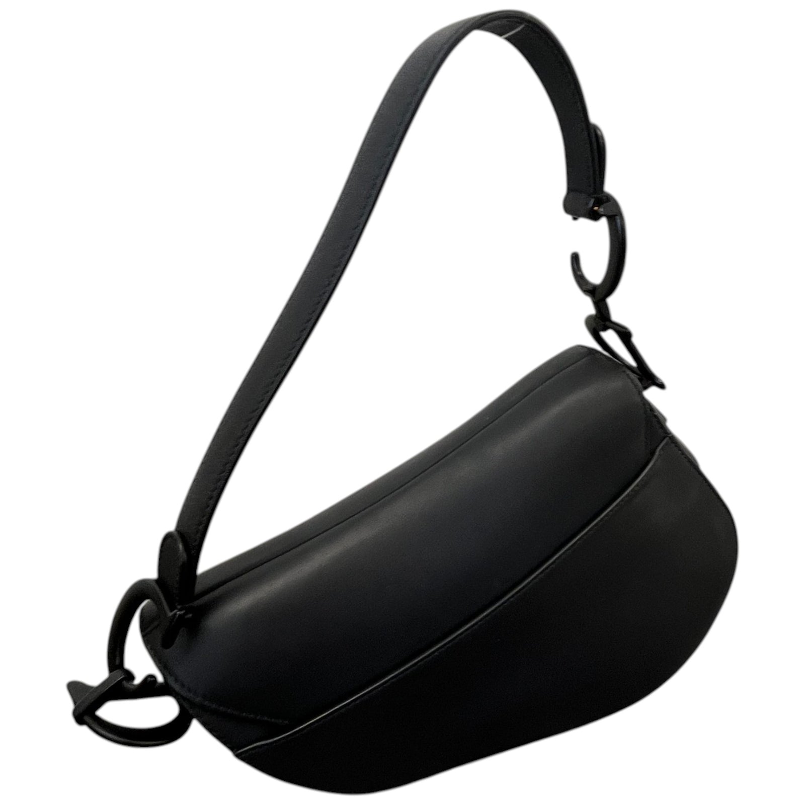 Women's Saddle Medium Handbag Black - Photo 9