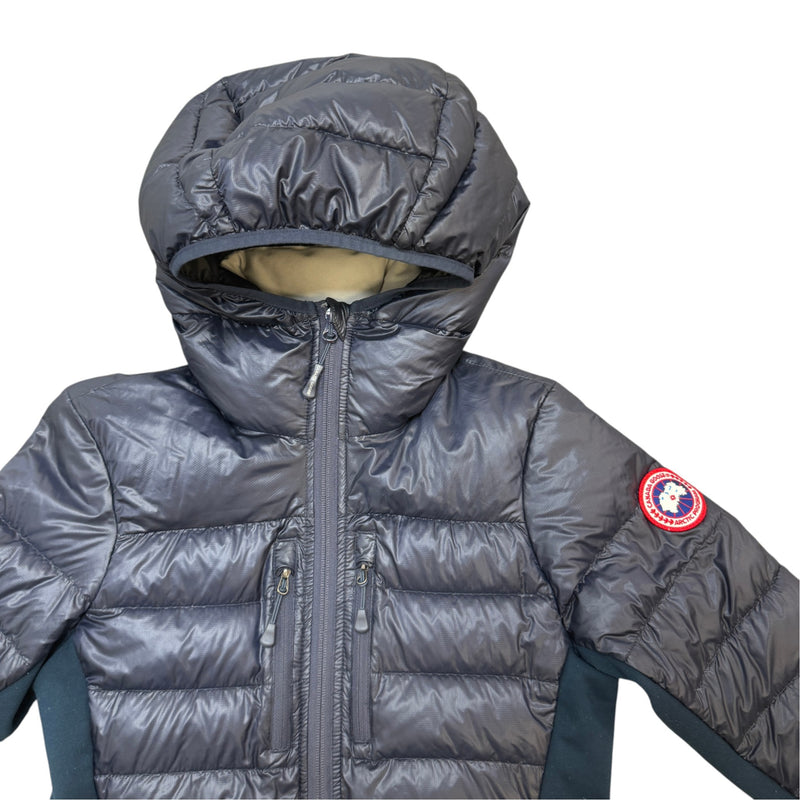 Women's HyBridge Lite Hoody Down Jacket Navy Size S / UK 8