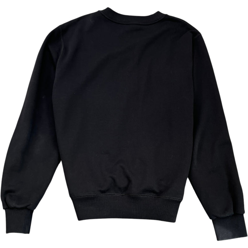 Men's Plaque Logo Sweatshirt Black Size IT 50 / UK L