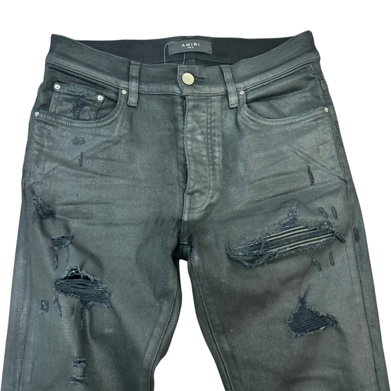 Men's Waxed MX1 Jeans Black Size W31